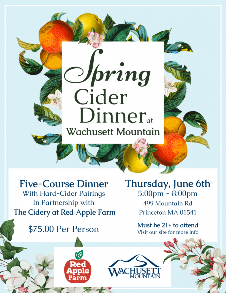 Spring Cider Dinner 2024 - Five Course Dinner with Hard-Cider Pairings